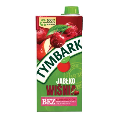 Napój niegaz. jabłko wiśnia Tymbark 1l