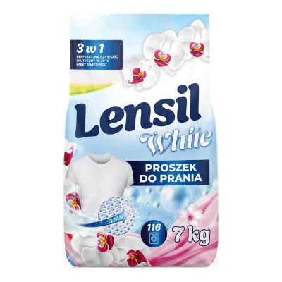 Proszek do prania Lensil biały 116p 7kg