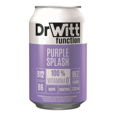 Napój gaz lawenda gruszka+wit Dr Witt 330ml puszka