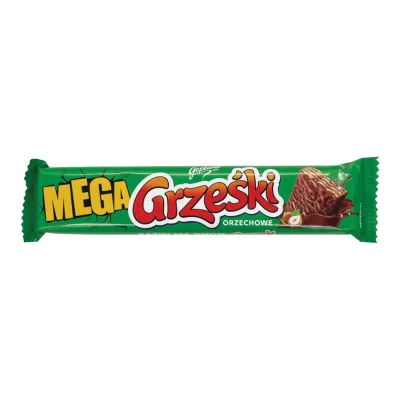 Wafel Grześki Mega orzechowy 48g