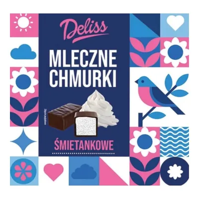 Mleczne Chmurki śmietankowe Deliss 500g