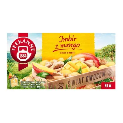 Herbatka owocowa imbir z mango Teekanne 20x1,75g