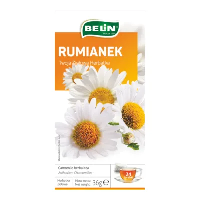 Herbatka ziołowa rumianek Belin 24x1,5g