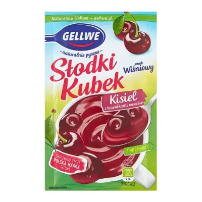 Kisiel Słodki Kubek wiśnia Gellwe 28g