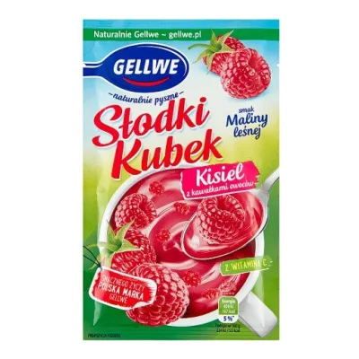 Kisiel Słodki Kubek malina Gellwe 28g