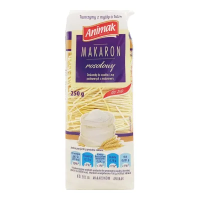 Makaron bezjajeczny krajanka Animak 250g