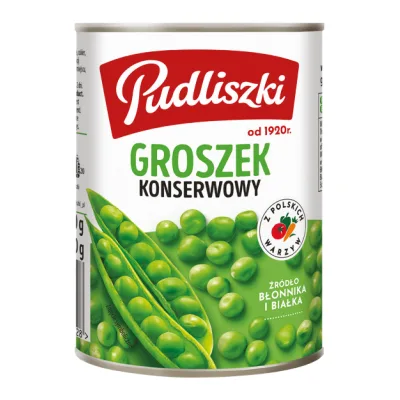 Groszek konserwowy Pudliszki 400/240g