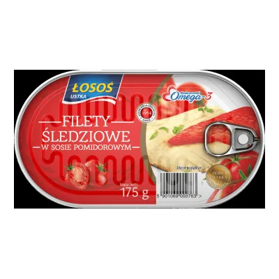 Filety śledziowe w sosie pom Łosoś Ustka 175g