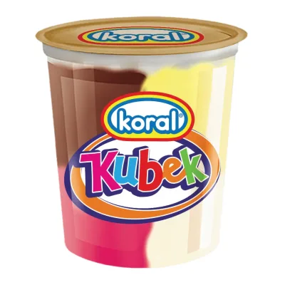Lody kubek czterosmakowy Koral 180ml