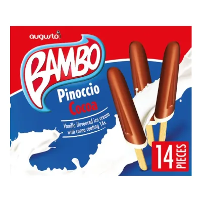 Lody multipack Bambo Pinoccio Augusto 14x52ml
