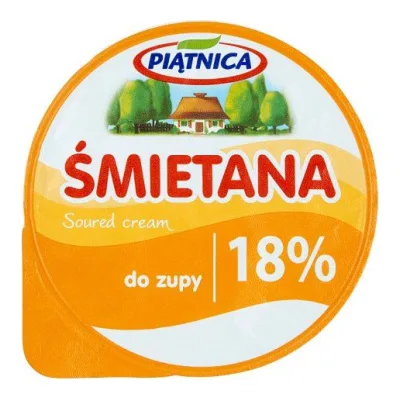 Śmietana 18% OSM Piątnica 200g