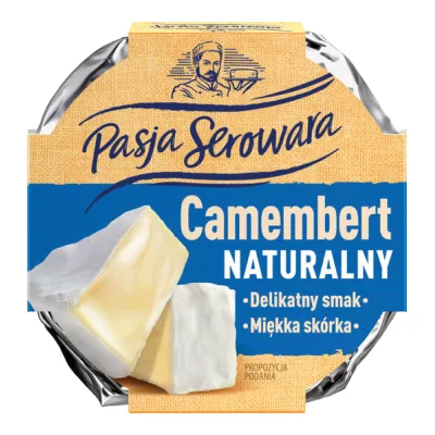 Ser pleśniowy camembert natur. Pasja Serowara 120g