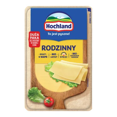 Ser rodzinny Hochland plastry 200g