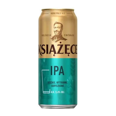 Piwo Książęce IPA 0,5l 5,4% puszka