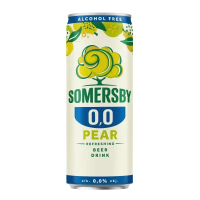 Napój piwny Somersby pear 330ml 0% puszka