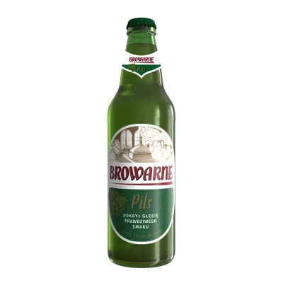 Piwo Browarne pils 0,5l 6% but. bzzw.