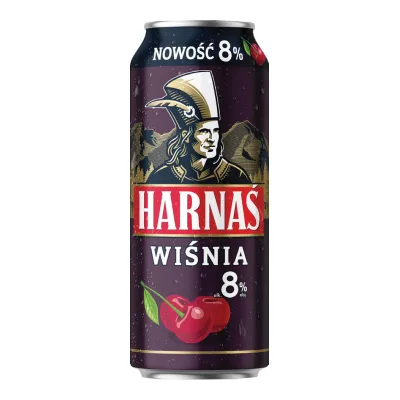 Piwo Harnaś wiśnia 0,5l 8% puszka
