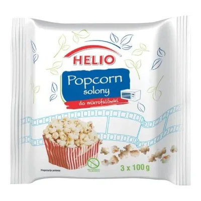 Popcorn do mikrofali solony Helio 3x100g