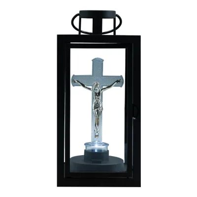 Latarenka krzyż/anioł/świeca LED 20,5cm