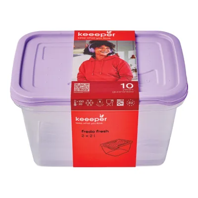 Zestaw pojemników na żywność Keeeper 2x2l
