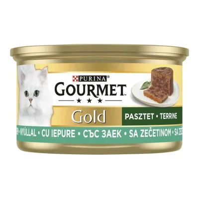 Karma dla kota mokra z królikiem Gourmet Gold 85g