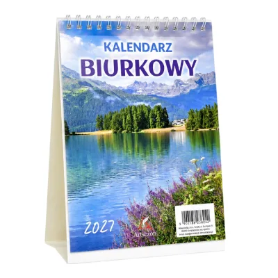 Kalendarz biurkowy 2027 mix