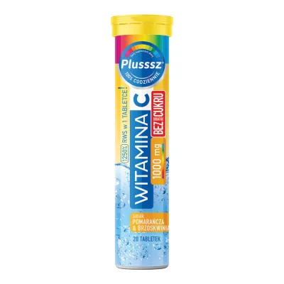 Tabletki musujące Plusssz witamina C 1000mg 20szt