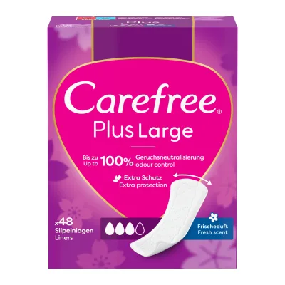 Wkładki hig. Carefree plus large fresh 48szt