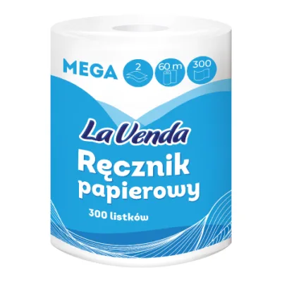 Ręcznik pap. Mega Lavenda A1 2w 300l 60m