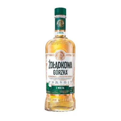 Likier Żołądkowa gorzka z miętą 0,5l 28%