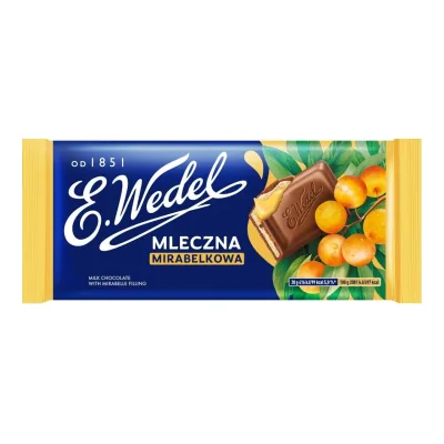 Czekolada mleczna z nadz. mirabelkowym Wedel 100g