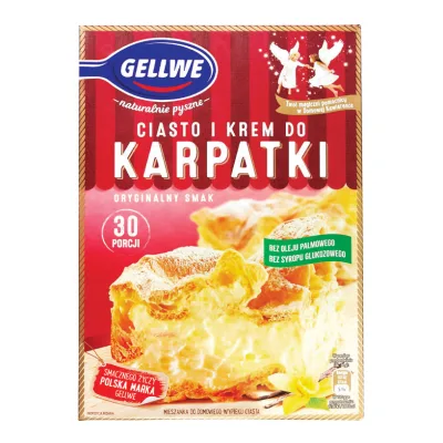 Ciasto karpatka+krem Gellwe 340g
