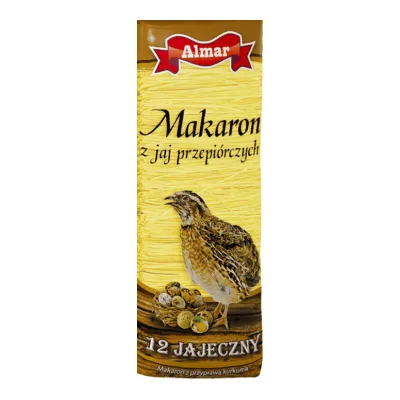 Makaron 12 jaj przepiórczych krajanka Almar 300g