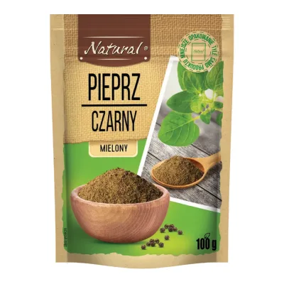 Pieprz czarny mielony Natural 100g