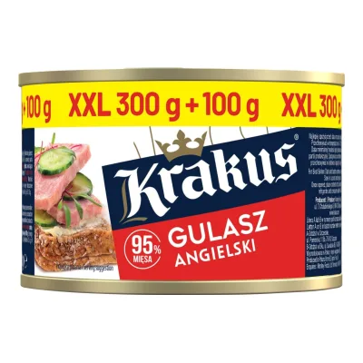 Konserwa turyst/gulasz angielski Krakus 400g mix