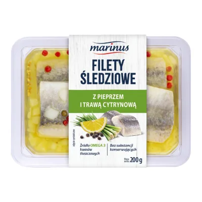 Filety śledziowe Marinus 200g mix