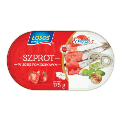 Szprot w sosie pomidorowym Łosoś Ustka 175g