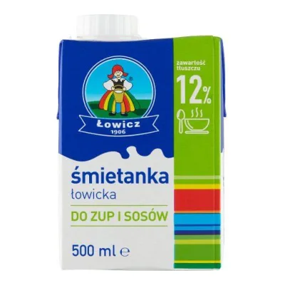 Śmietanka UHT 12% Łowicka 0,5l