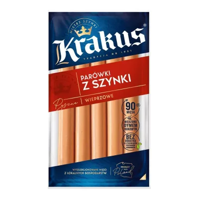 Parówki z szynki Krakus 240g