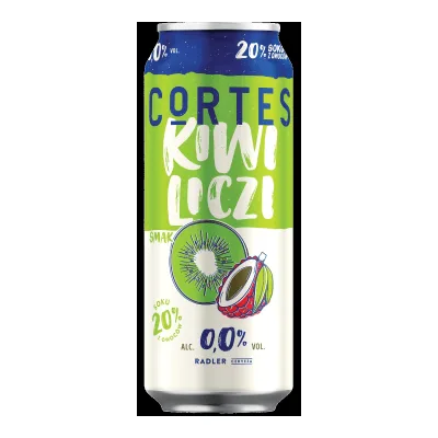 Piwo Cortes kiwi liczi 0,5l 0% puszka