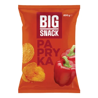 Chipsy papryka Big Snack 200g