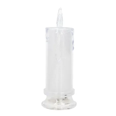 Świeczka akrylowa LED z bateriami 18cm