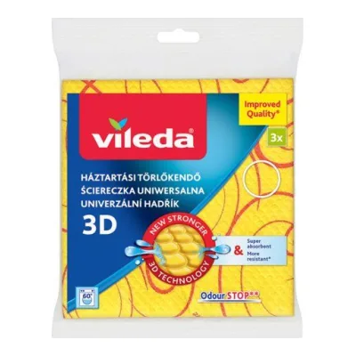 Ściereczka pucerka uniwersalna 3D Vileda 2+1