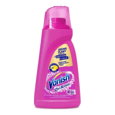 Odplamiacz do tkanin Vanish Oxi Action Pink 1l