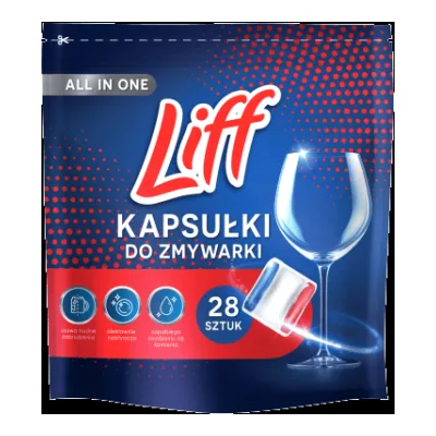Kapsułki do zmywarki Liff 28szt