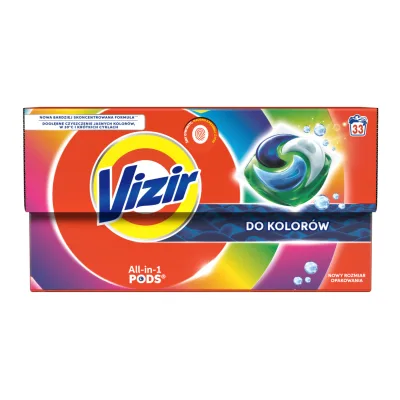 Kapsułki do prania Vizir kolor All in 1 33szt