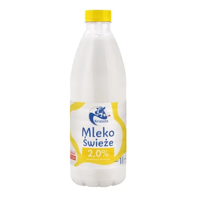 Mleko spożywcze świeże 2% Krasula 1l