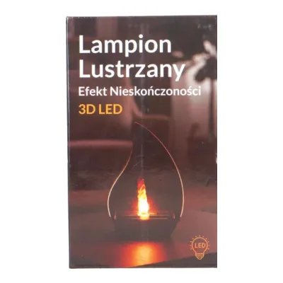 Lampion lustrzany 3D LED 10x4,8x16cm