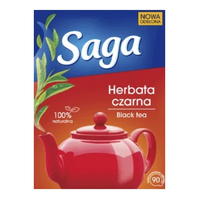Herbata czarna ekspresowa Saga 90x1,4g