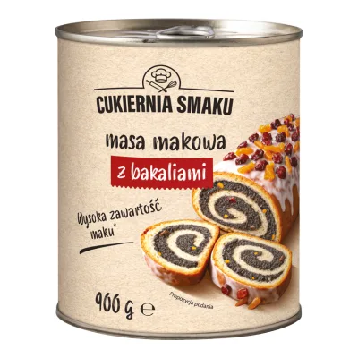 Masa makowa z bakaliami Cukiernia Smaku 900g